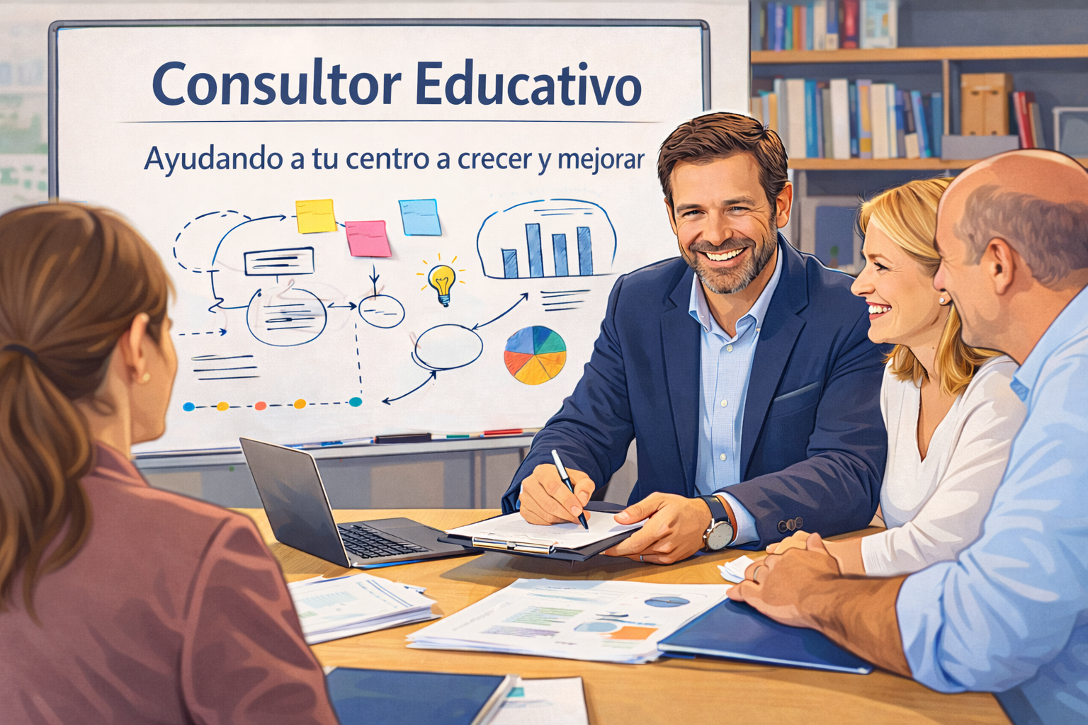 ¿Qué hace un consultor educativo y cómo puede ayudar a tu centro?